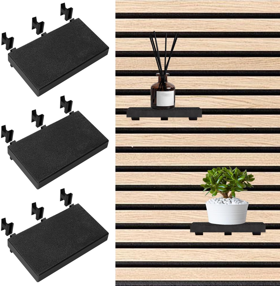 TETEWEVER 3 stuks akoestische panelen, accessoires voor akoestische panelen - ShopVlot