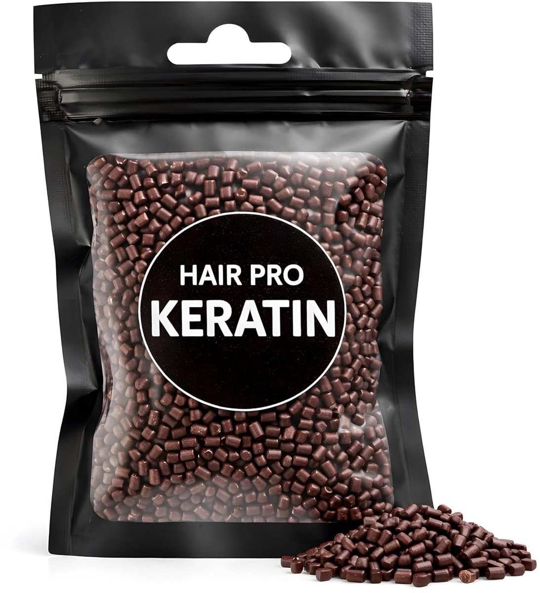 Keratine Granules Lijm Granules - 50g Bruin #2.1 - Professionele Kwaliteit - Voor Haarverlengingen - ShopVlot