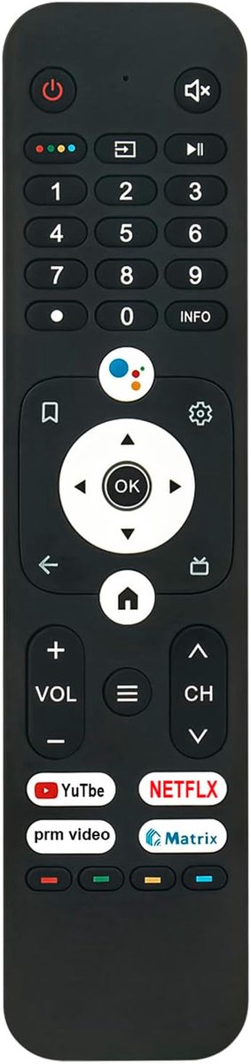 Afstandsbediening voor Haier LED TV - Ergonomisch ontwerp - Eenvoudig in gebruik - Geen programmering nodig - ShopVlot