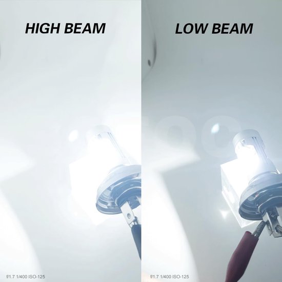 SOFOC -P45T Headlight Design High/Low Beam For Motorcycle/Car 6V-24V Non-Polarity CSP 2LED 15W 5000LM Aluminum Body - ShopVlot — afbeelding 5