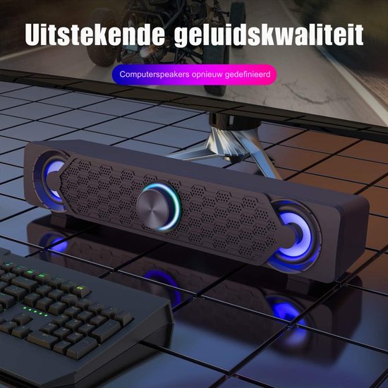 ZRNS® Soundbar met ingebouwde Subwoofer - TV Speaker - Surround Sound van zrns — afbeelding 4