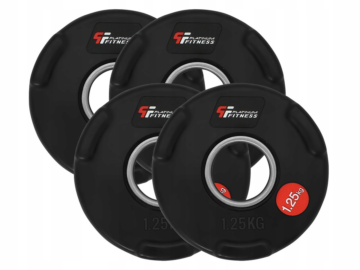 Platinum Fitness Olympische Halterschijven 5kg - Rubber met Handgrepen (50mm)