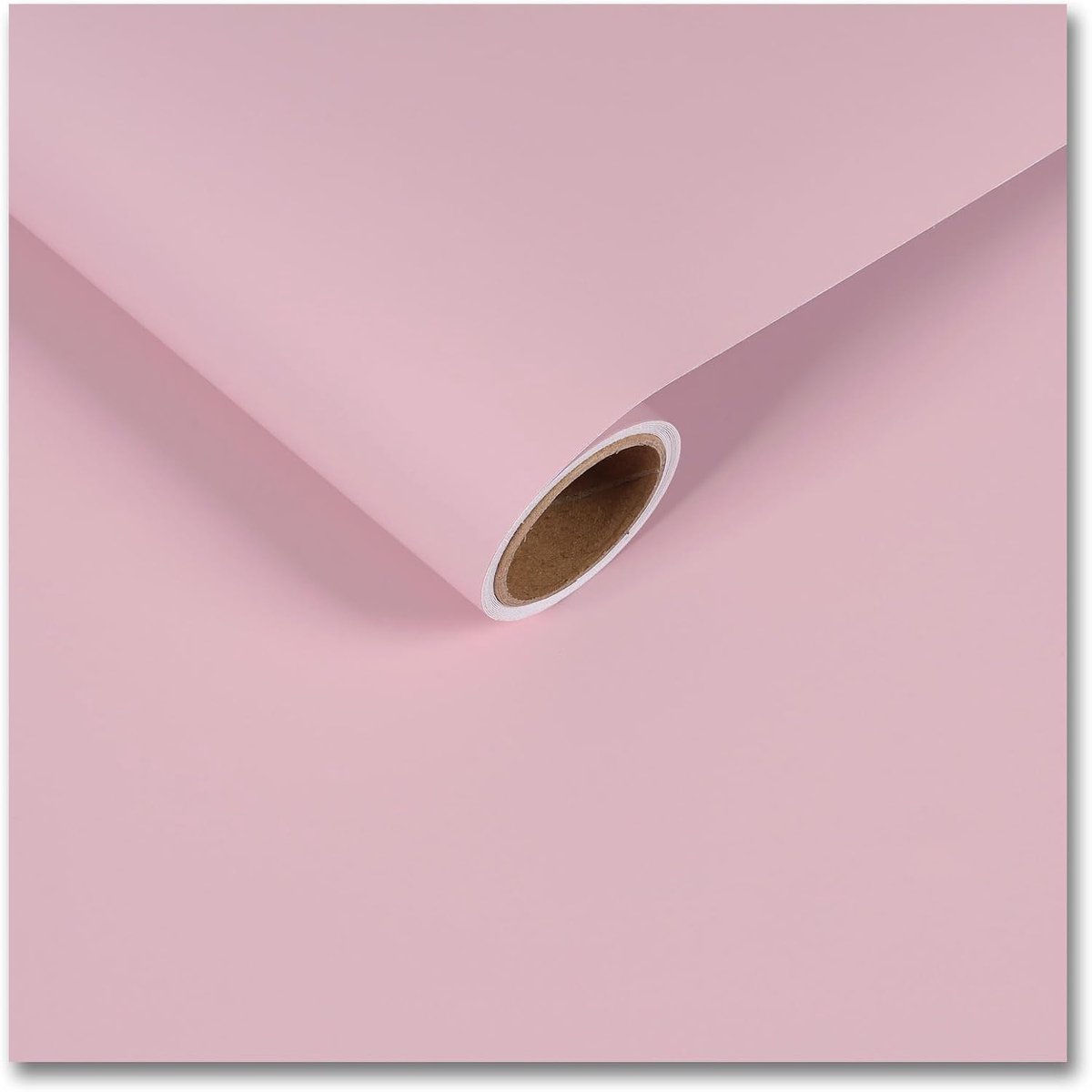 Zelfklevend behang lichtroze - decoratieve folie - gemakkelijk verwijderbaar - perfect voor meubels en muren - ShopVlot