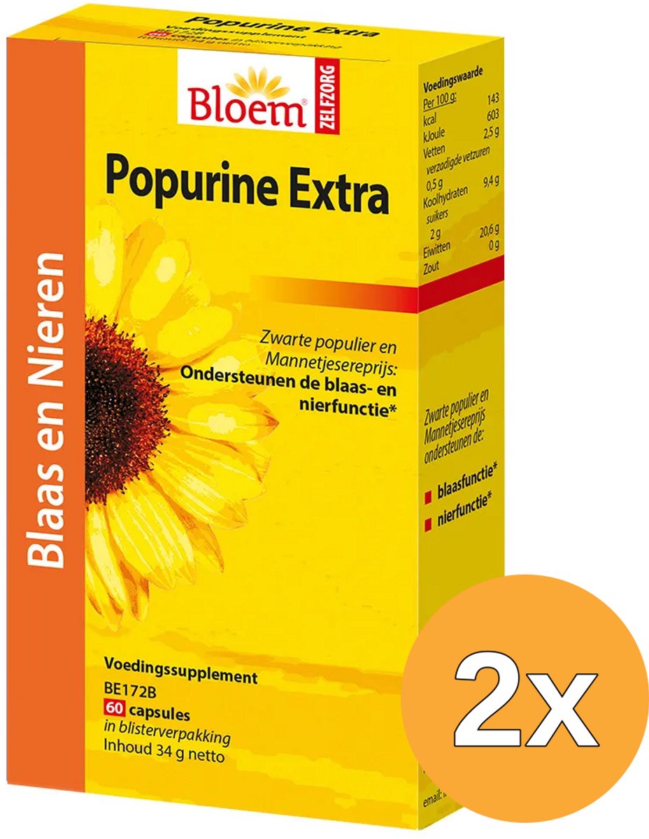 2x Bloem Popurine extra (60 capsules)