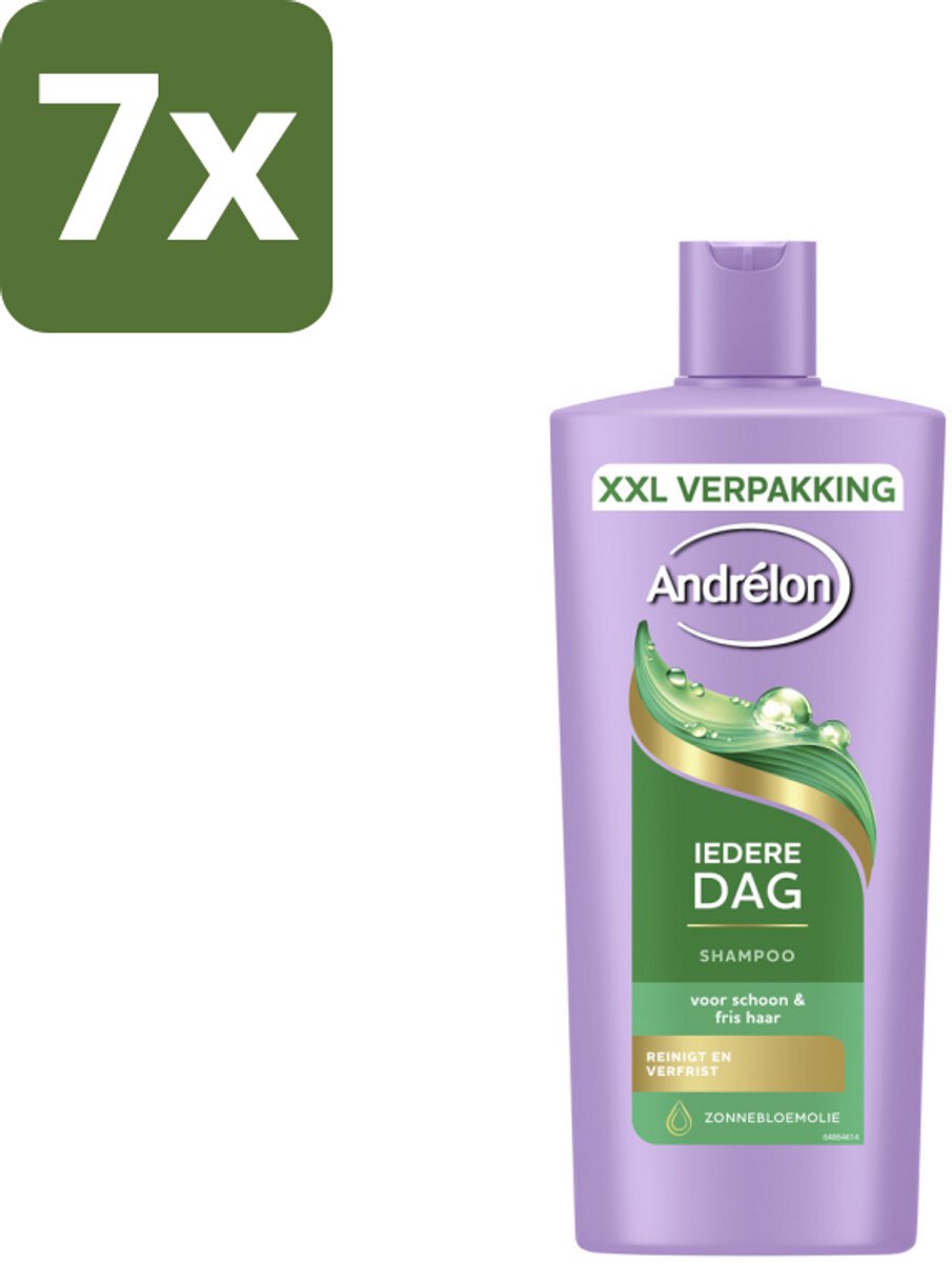 Andrélon – Shampoo – Iedere Dag – 685 ml - Bulkverpakking - 7 stuks