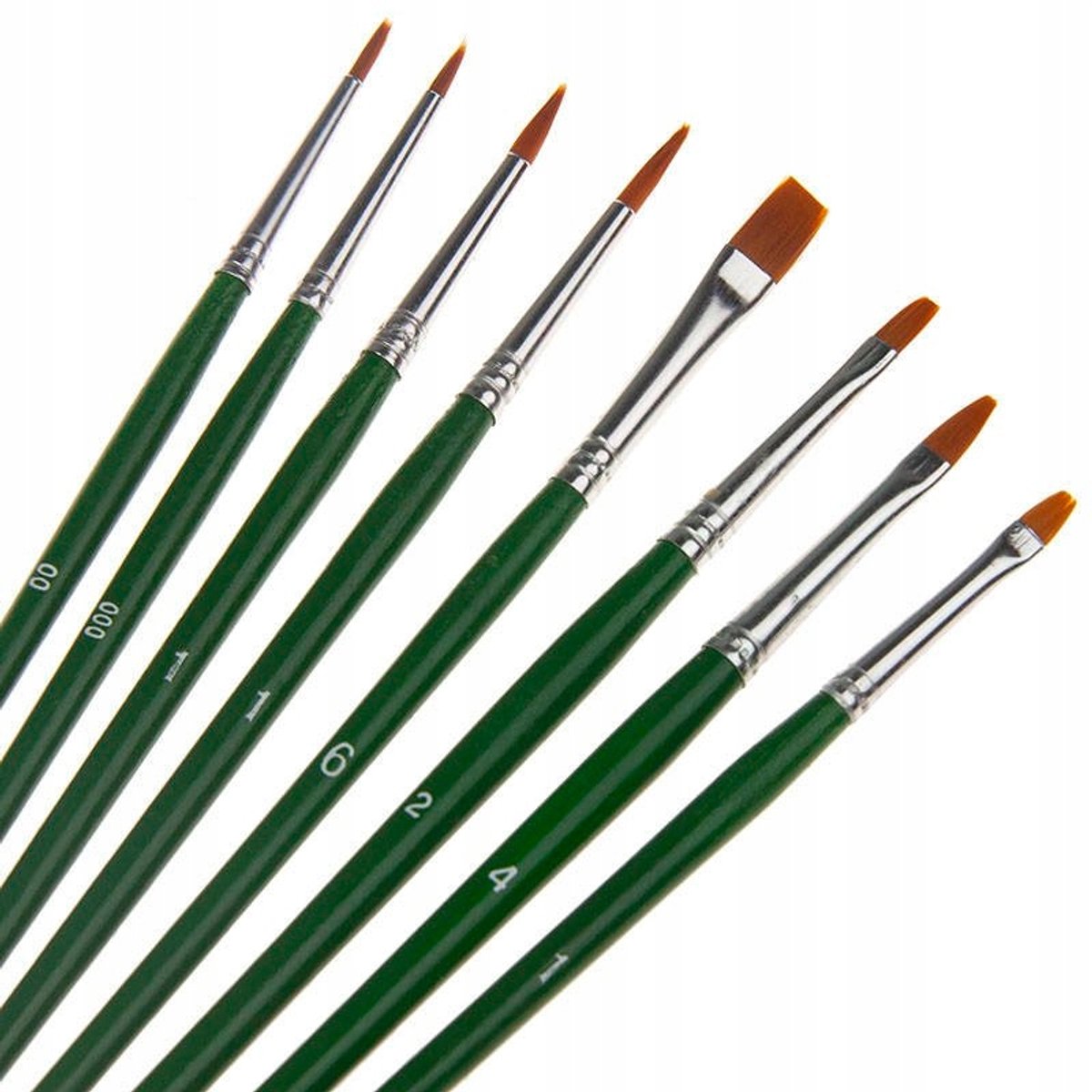 Phoenix Artist Penseel Set 8 Stuks - Voor Acryl, Olie & Gouache