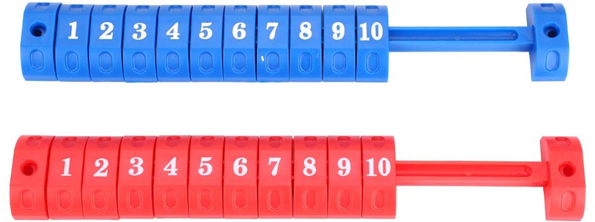 Tafelvoetbal Scorebord - 2-delige Set met 10-cijfer Score Indicator