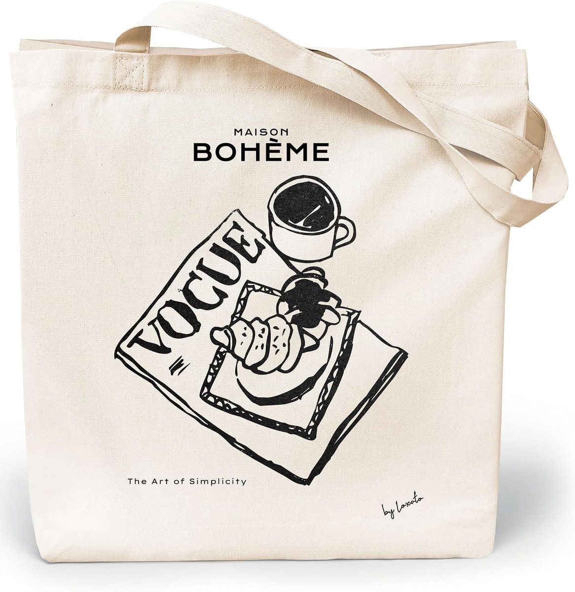 Shopper - Bohème - 35 x 42 cm - Canvas Tote Bag - Voor Dames