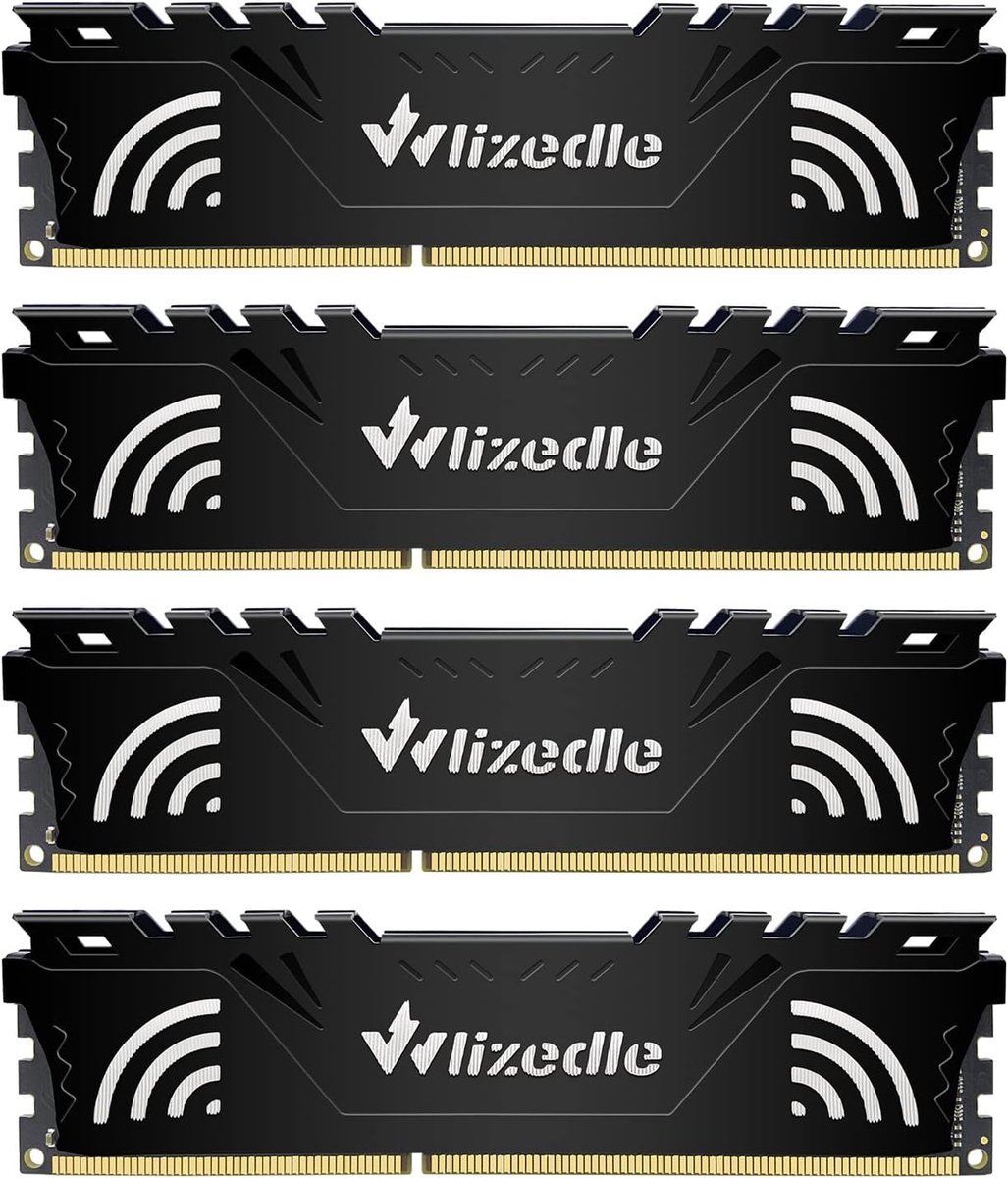 DDR3 Desktop Geheugen RAM 32GB Kit - 4x8GB - 1600MHz CL11 - Snelle upgrade voor desktopcomputer - ShopVlot