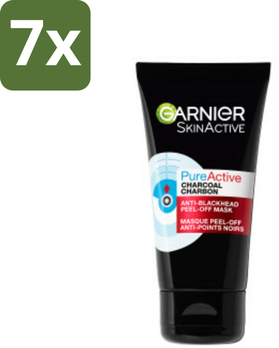 Garnier - Pure Active - Peel-Off Masker - Charcoal - 50 ml - Bulkverpakking - 7 stuks