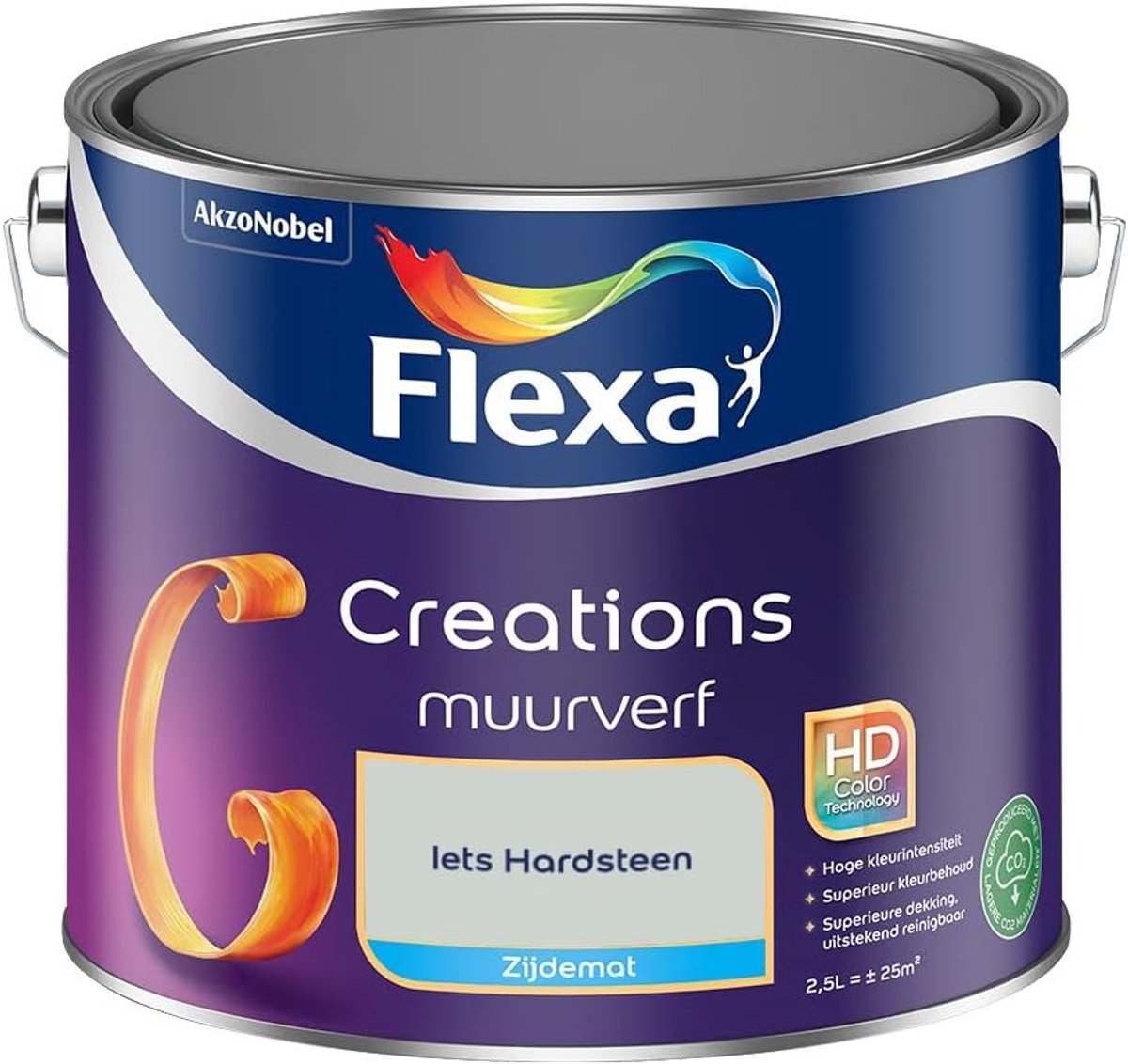 Muurverf Zijde Mat - Mengkleuren Collectie - Iets Hardsteen - Creëer een unieke sfeer - ShopVlot