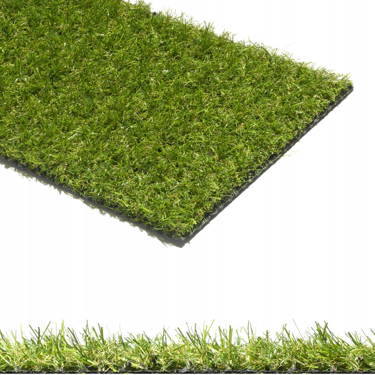 Merkloze Kunstgras Tapijt 21mm Groen 1.5m Rol - Duurzaam voor Tuin & Balkon