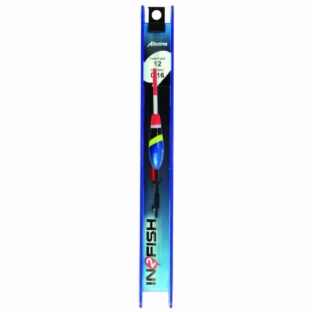 Albatros Tuig TR15 met dobber 9 cm 0,6 gram lijn 0,16 mm haakmaat 12
