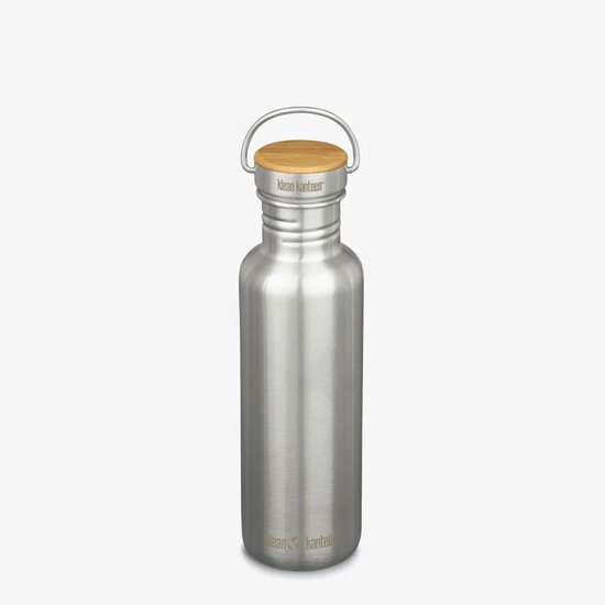 Klean Kanteen Reflect 27oz/800ml - Bamboo Cap - Brushed Stainless