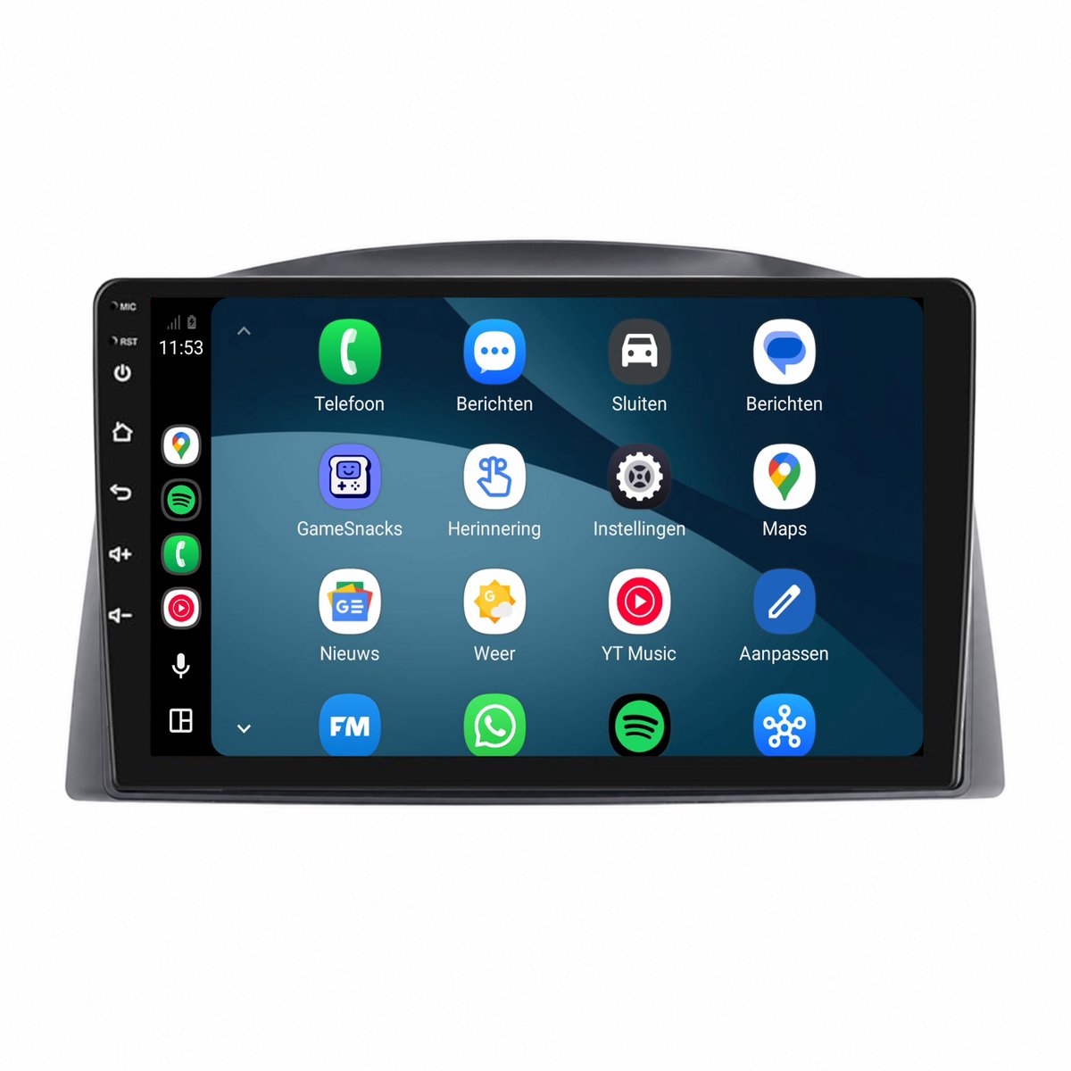 CarPlay autoradio geschikt voor Jeep Grand Cherokee | 2004 t/m 2007 | Cartronix CTX-7502 | 2004 2005 2006 2007 | 9 inch | Android 15 | Draadloos Apple CarPlay & Android Auto | 2GB + 32GB | Bluetooth & Wifi
