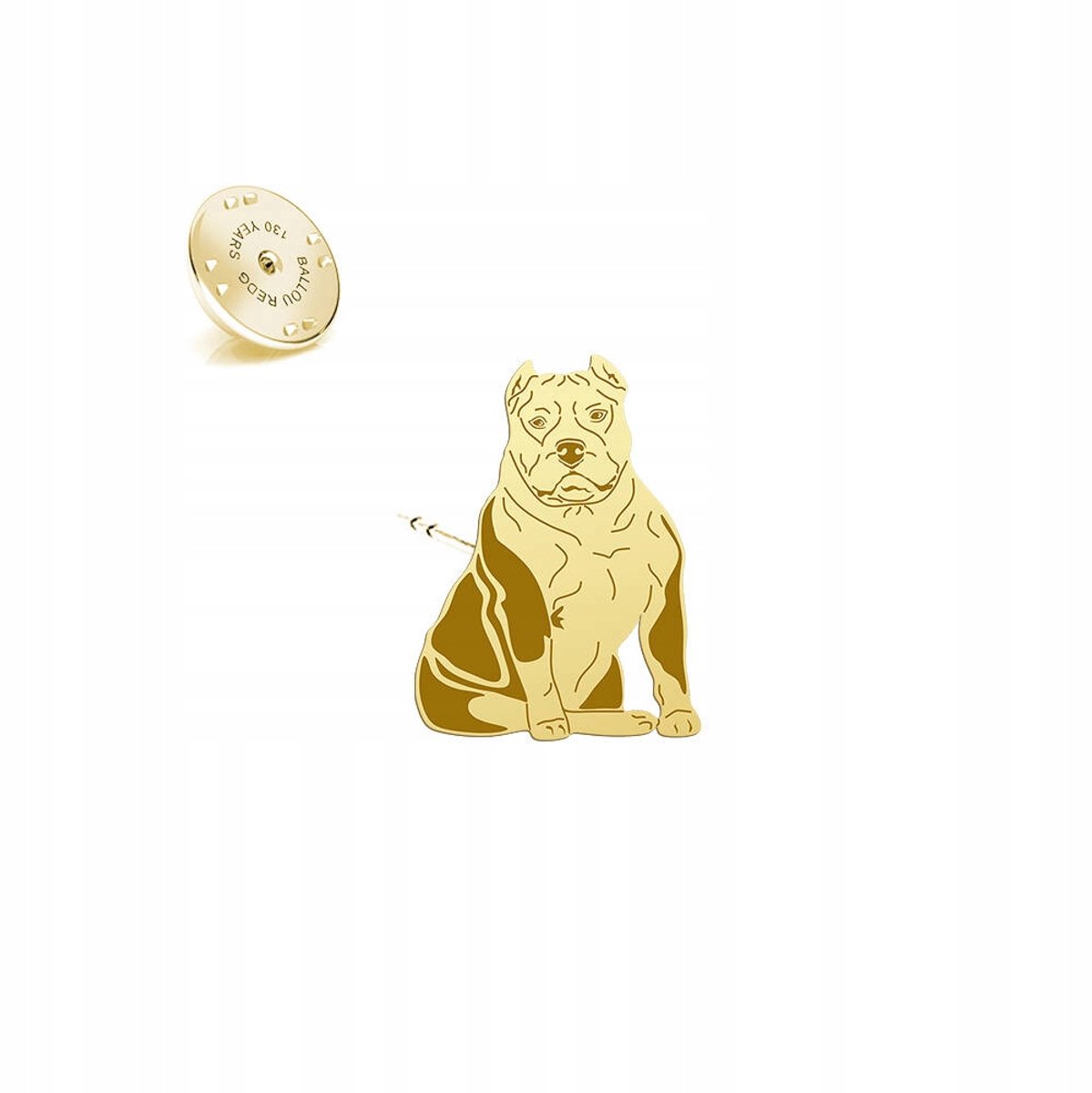 Goud American Bully Speld 925 - Uniek Dames Sieraden Cadeau