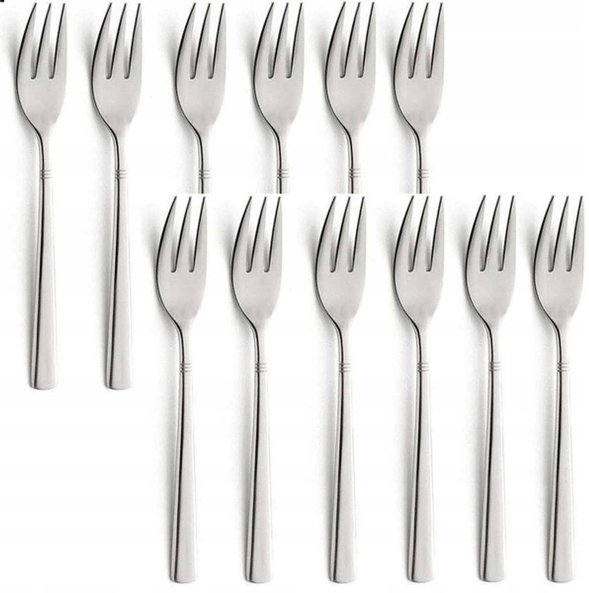 Amefa Dakota Dessert Vorkjes RVS Set voor 12 personen