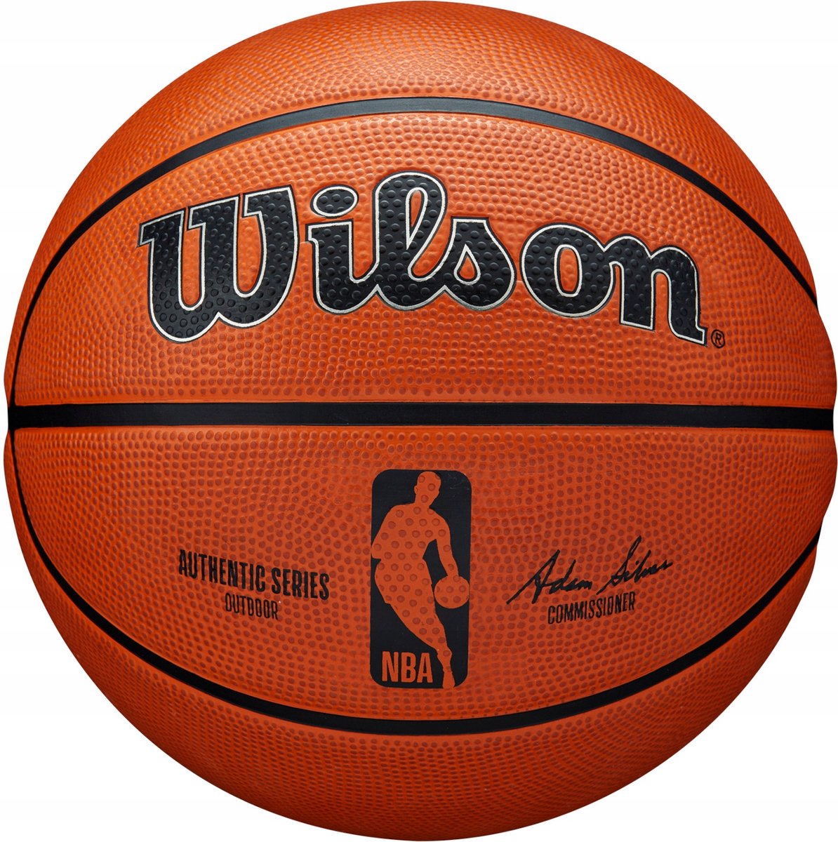 Wilson NBA Authentic Series Outdoor Ball WTB7300XB Unisex Oranje basketbal maat: 5