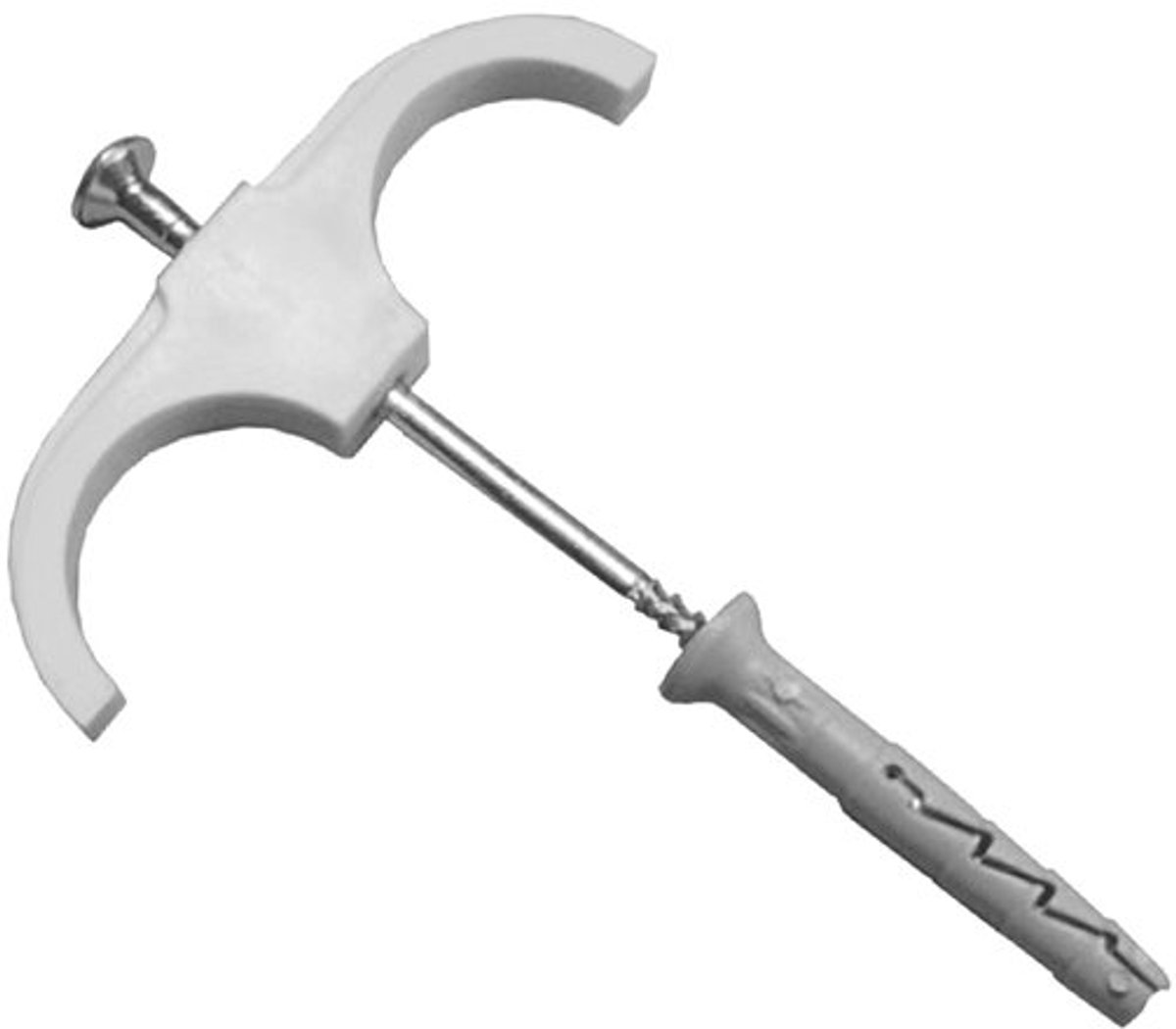 Dubbele buisklem met plug 14-32mm, 10 stuks