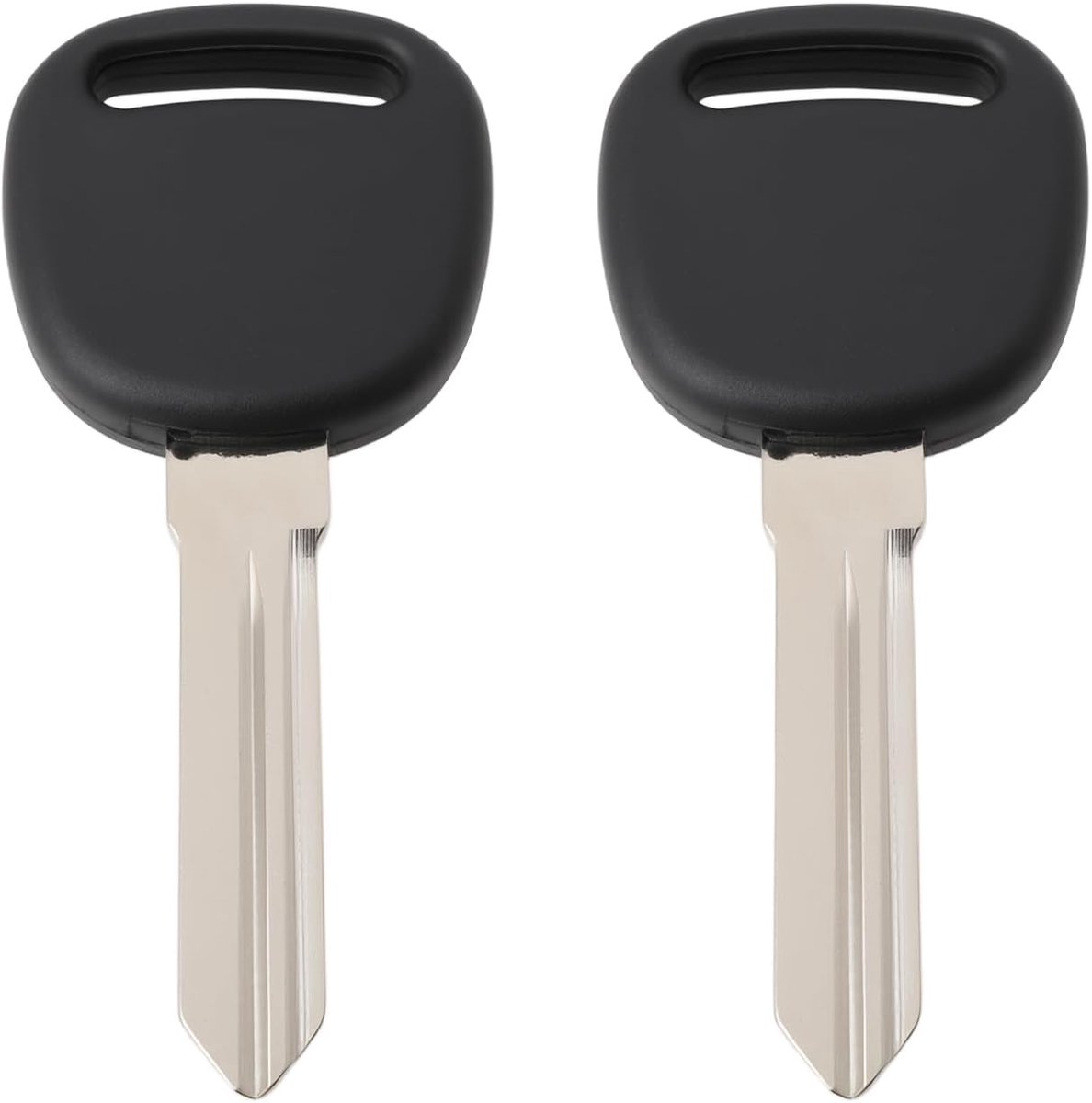2x Dubbelzijdige Lege Sleutel 14R3 Stijl Compatibel met Buick Voertuigen Ongesneden Vervanging Sleutel Blank 40mm - ShopVlot