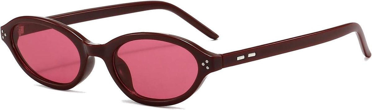 Zonnebril ovaal klein - retro stijl - UV400-bescherming - perfect voor zomer - ShopVlot