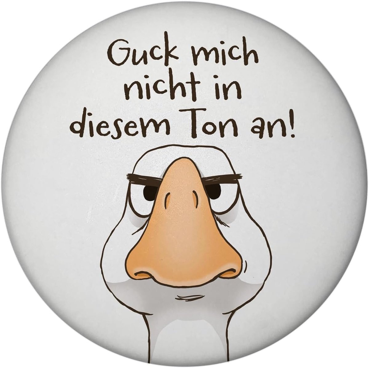 Magnet met flesopener - Gilbert de Gans - Met grappige tekst - Breng humor in je huis - ShopVlot