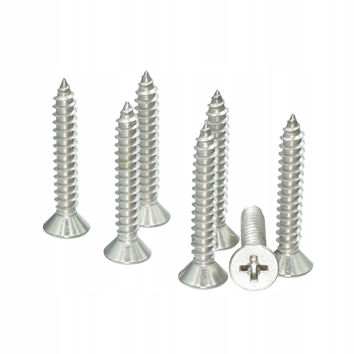 RVS Verzonken Kop Schroeven 4,2x80mm - 4 Stuks
