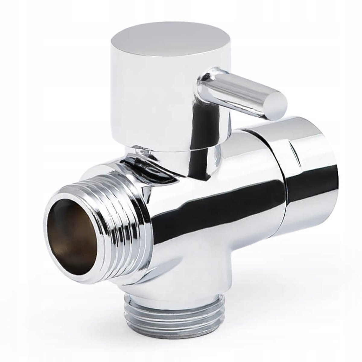 Douche Schakelaar 3-Weg 1/2'' Messing Verchroomd
