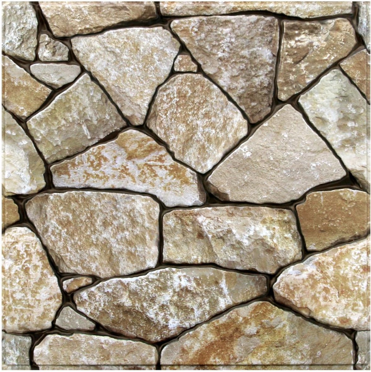 Commomy 3D Wall Panels Self-Adhesive Stone Look 10 Pieces 30 x 30 cm - ShopVlot