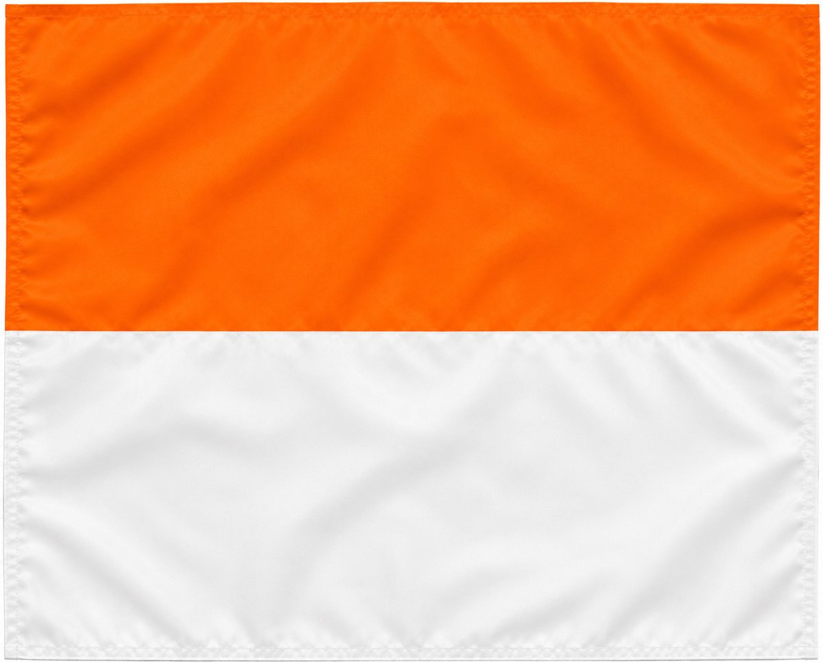 Piri Sport Cornervlag 30 Mm 46 X 40 Cm Oranje/wit