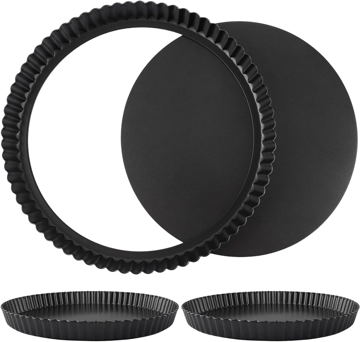 STARVAST Baking Moulds 28 cm, Cake Mold with Lifting Base, Quiche Mould, Tartlet Moulds, Cake Pan, Cake Pan, Cake - ShopVlot