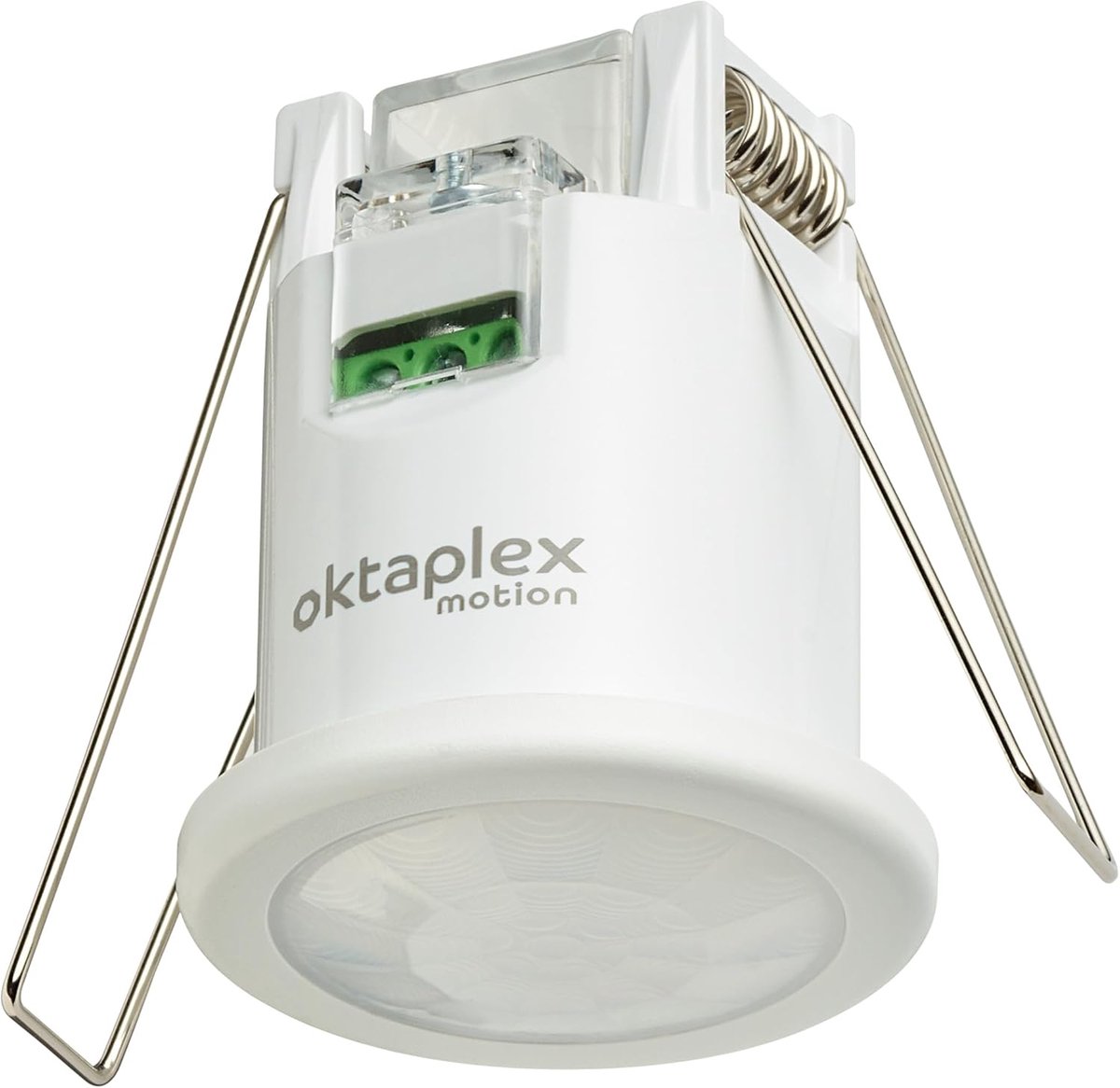 Oktaplex Ron Flush-mounted motion detector Flat indoor 360 degrees/8 m infrared sensor ceiling motion detector 3-wire - ShopVlot
