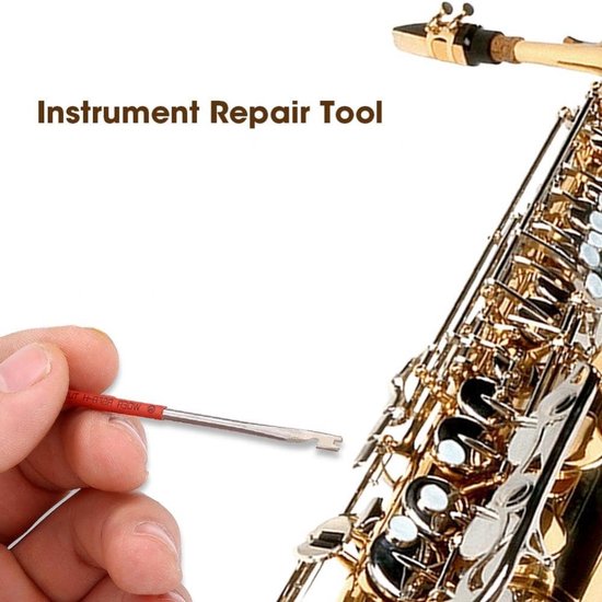 Dilwe repair tool, carabiner for Sax Clarinette Abu flute Piccolo Bassott accessories Random Sleeve color - ShopVlot — afbeelding 4