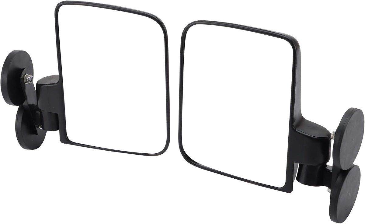 WOOSTAR Magnetic Side Mirror Replacement for Tractors Mowers Bulldozers on True Size Forklift Golf Cart UTV ATV Pack - ShopVlot