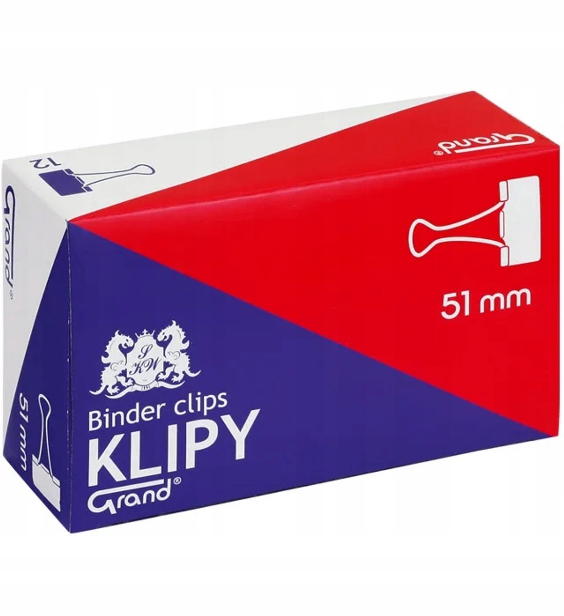 GRAND Kantoo clips 51mm (2 inch) - 12 stuks