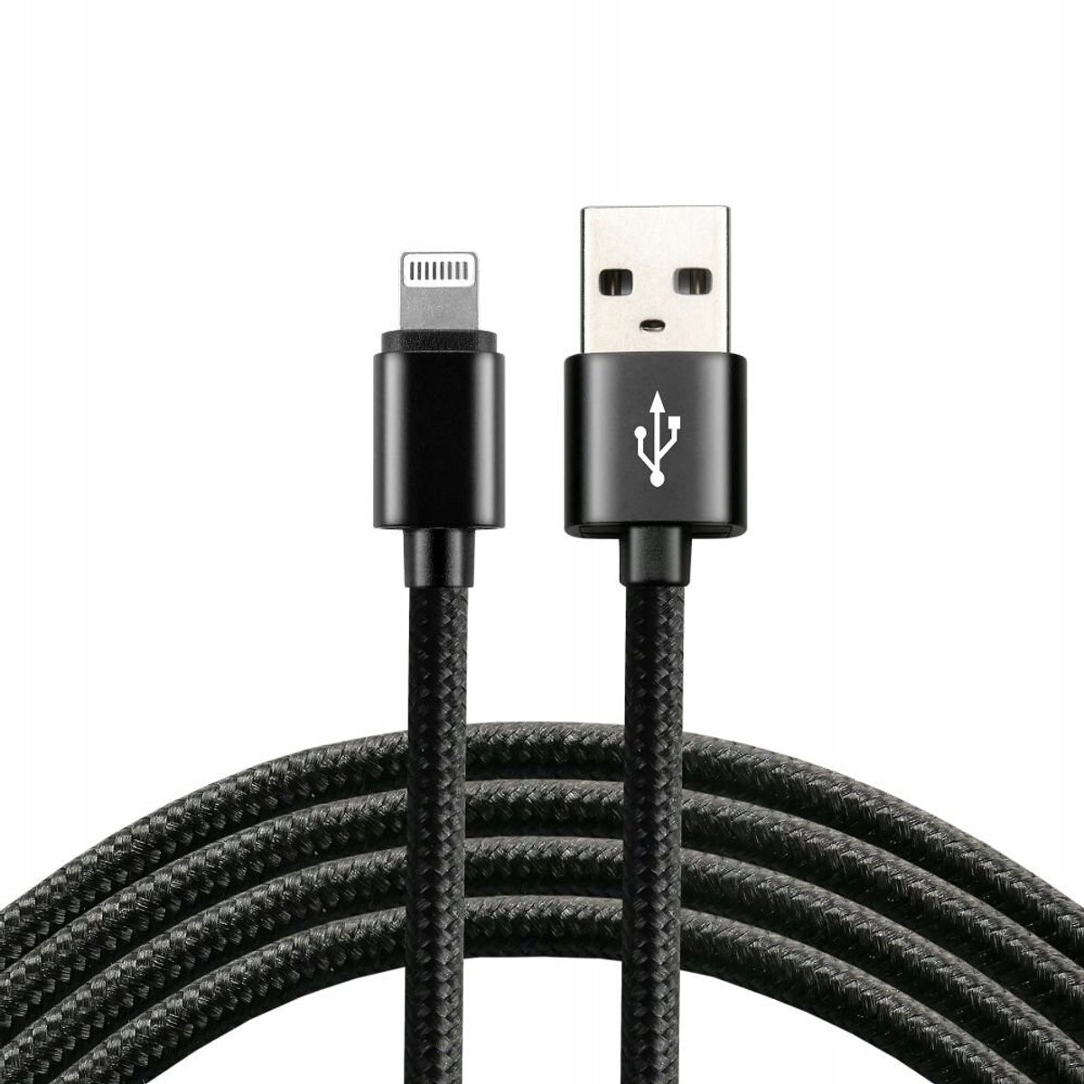 everActive USB naar Lightning Kabel 2m 2.4A Zwart (CBB-2IB)