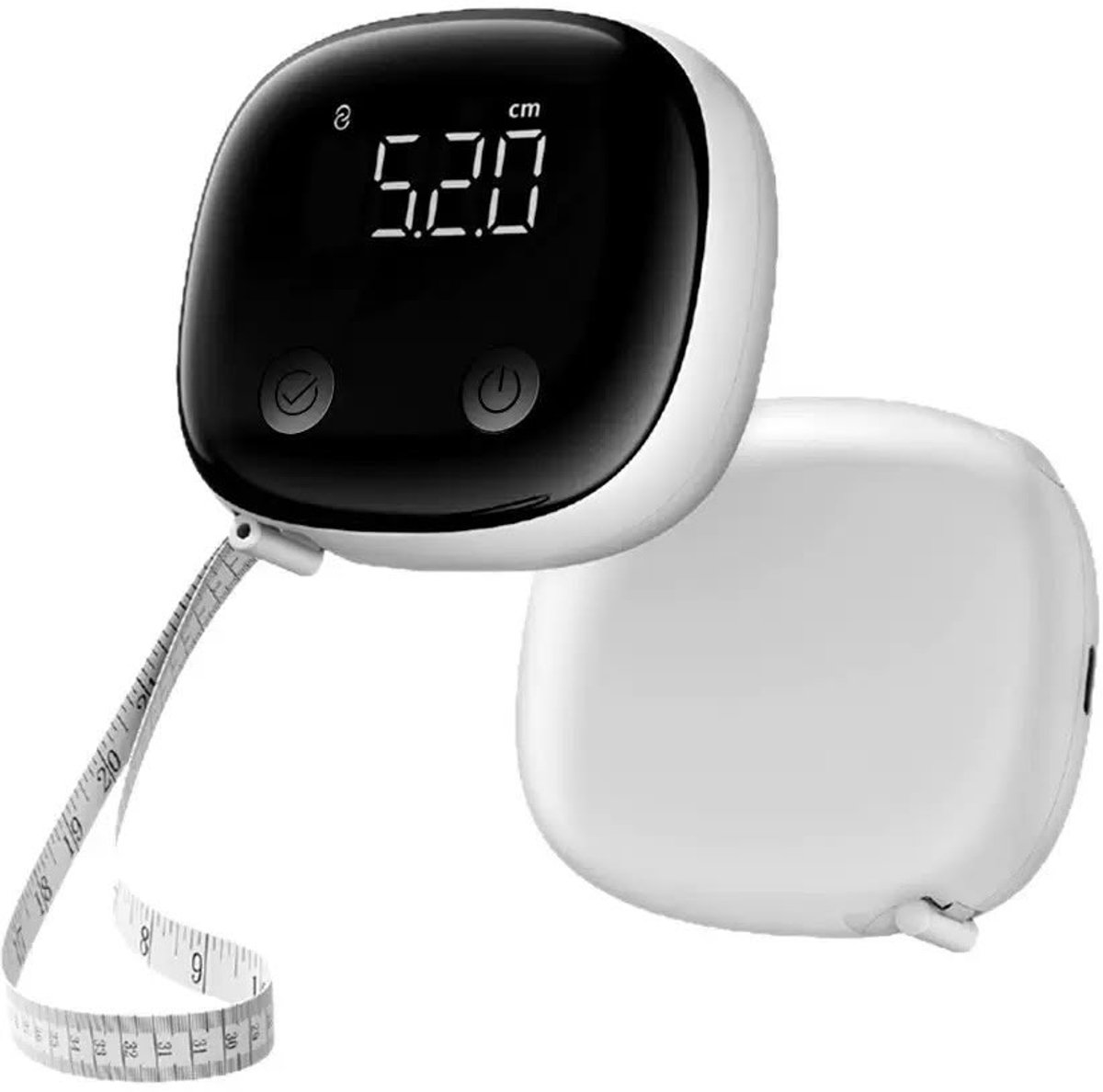 Digitale Meetlint – Elektronische Rolmaat met Digitaal Display – Slimme Meetmeter – Compact en Handzaam – Voor Thuis, Klussen en DIY