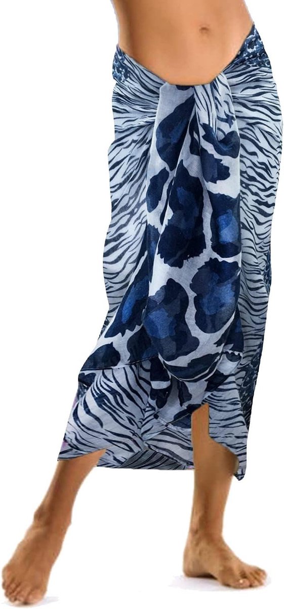 TOSKATOK Sarong Women's Girls Skirt Animal Print Beach Cover Wrap - ShopVlot