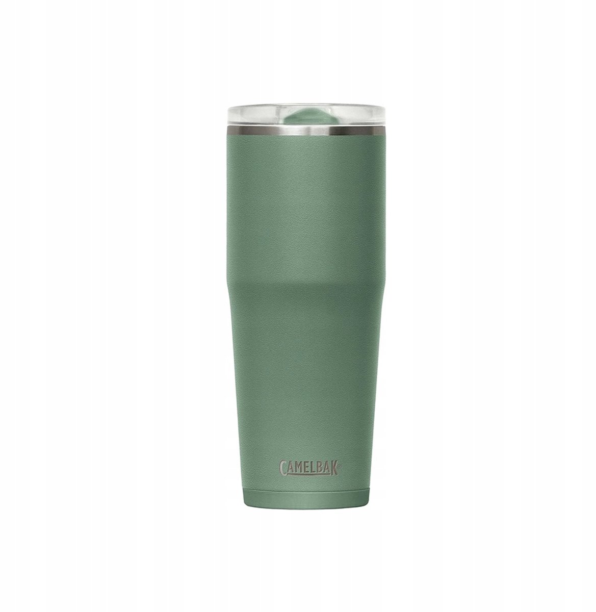 Merkloos Thermosbeker 600 ml - RVS, Groen, Lekvrij