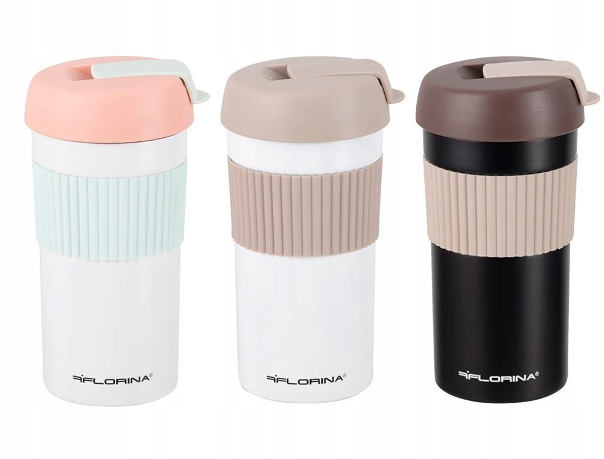 Florina Verdi Thermosbeker RVS 500ml - Ideaal voor Werk & School