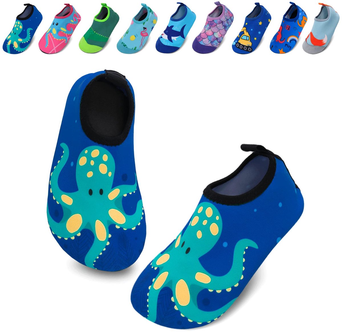 EDOTON Waterschoenen voor kinderen, waterschoenen voor kinderen met verdikte antislipzool, zachte en duurzame - ShopVlot
