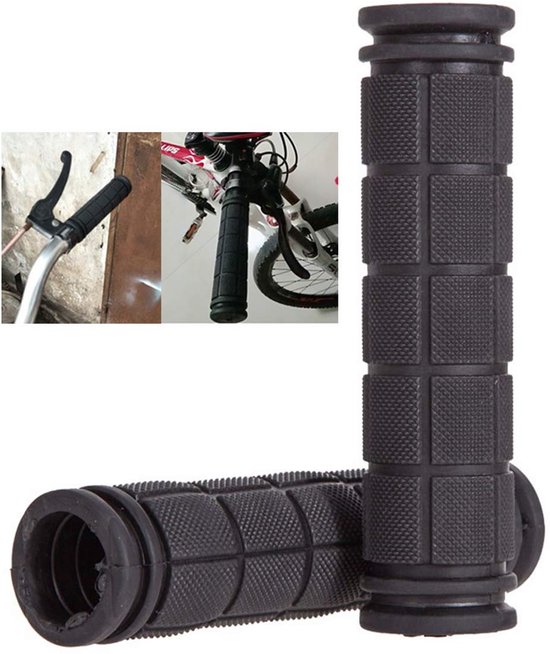 Fietsgrips van zacht rubber, antislip, voor fiets/MTB/BMX (2 paar) — afbeelding 5