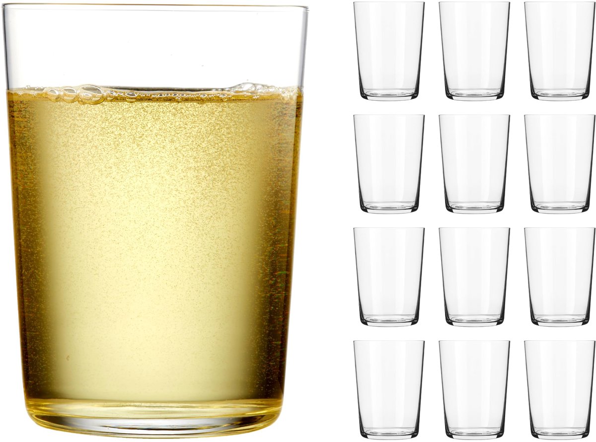 Libbey Cidra Drinkglazen - Waterglazen Set - Transparant Glas - 562 ml - 12 Stuks