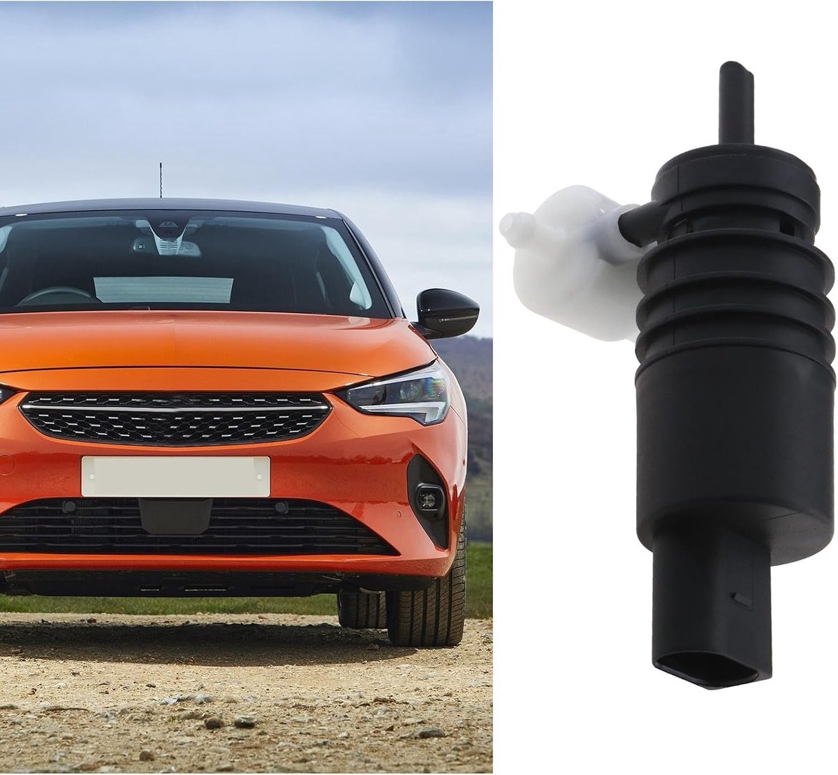 Store Voorruitsproeierpomp vervanging 13250357 compatibel met Vauxhall Compatibel met Opel Auto Voorruit Reinigingspomp Plastic