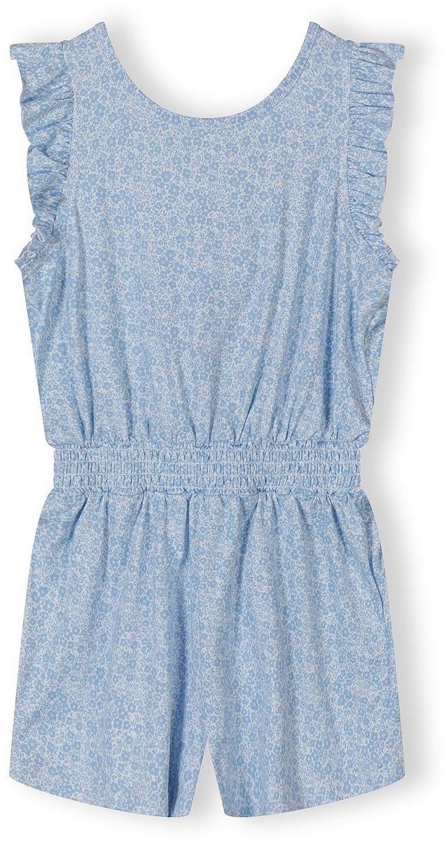 Minoti jumpsuit meisjes met bloemenprint - korte playsuit