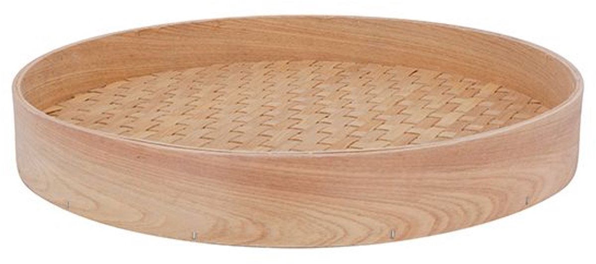 Dienblad Bamboo Natuur D35cm Bamboe