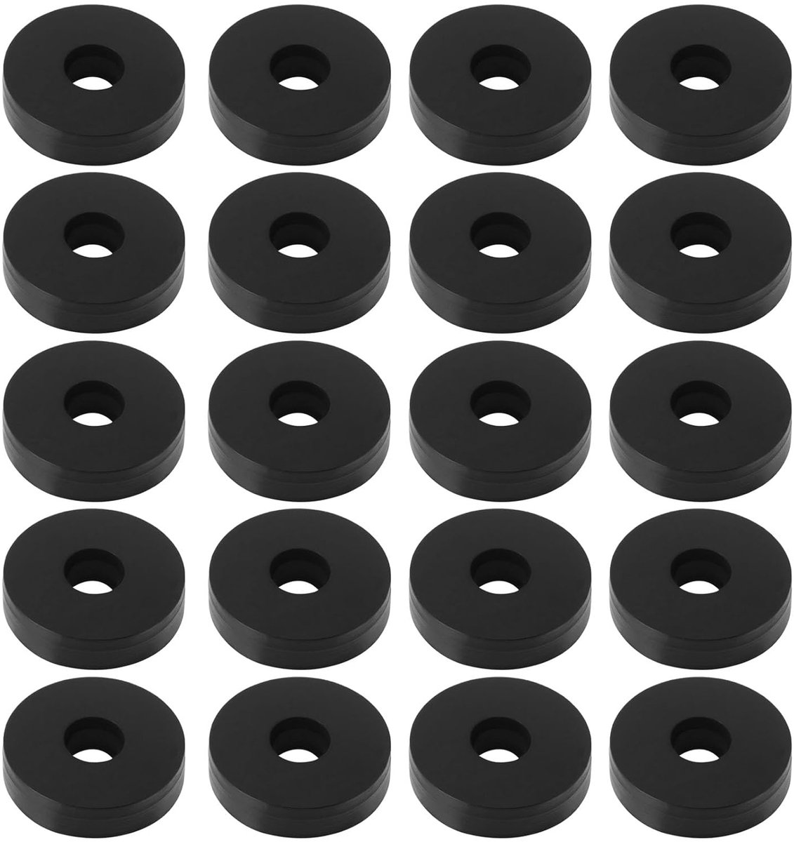 Platte Wasmachines ID 3mm OD 10mm Dikke 2.5mm Rubber Wasmachines voor Bouten Kranen Schroeven Tuin Slang Douchekop Zwart