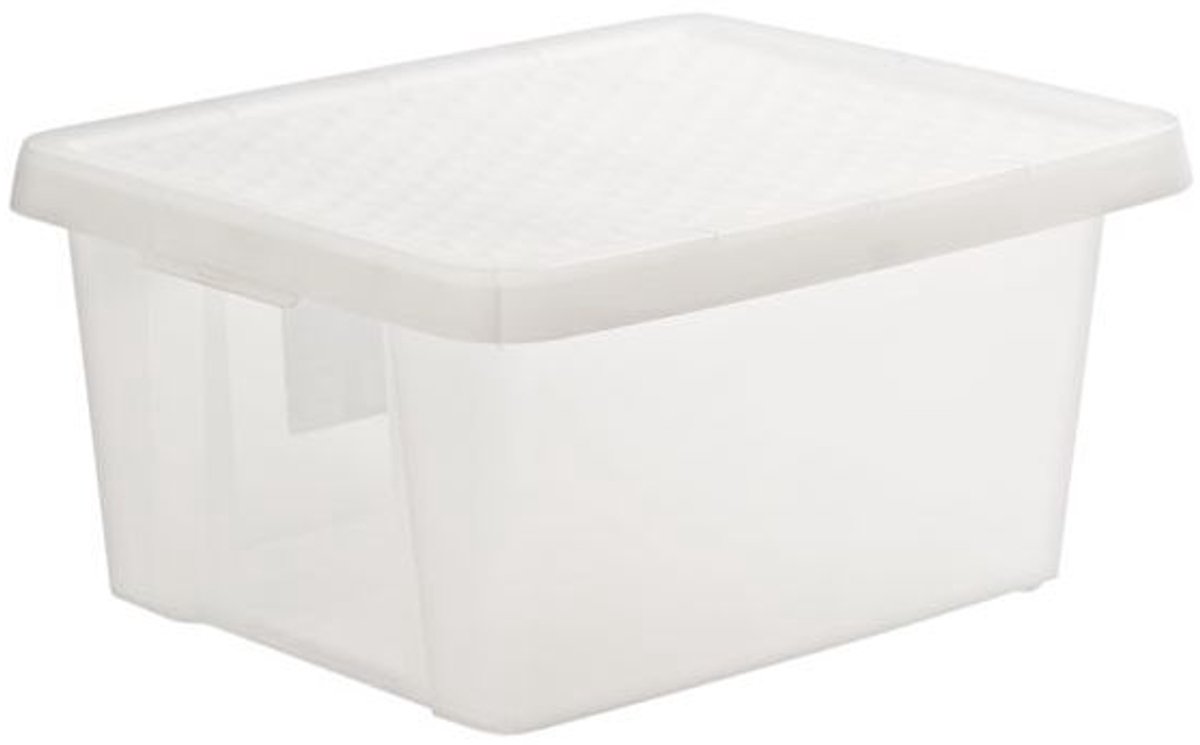 Curver Essentials opbergbox transparant incl deksel 20L