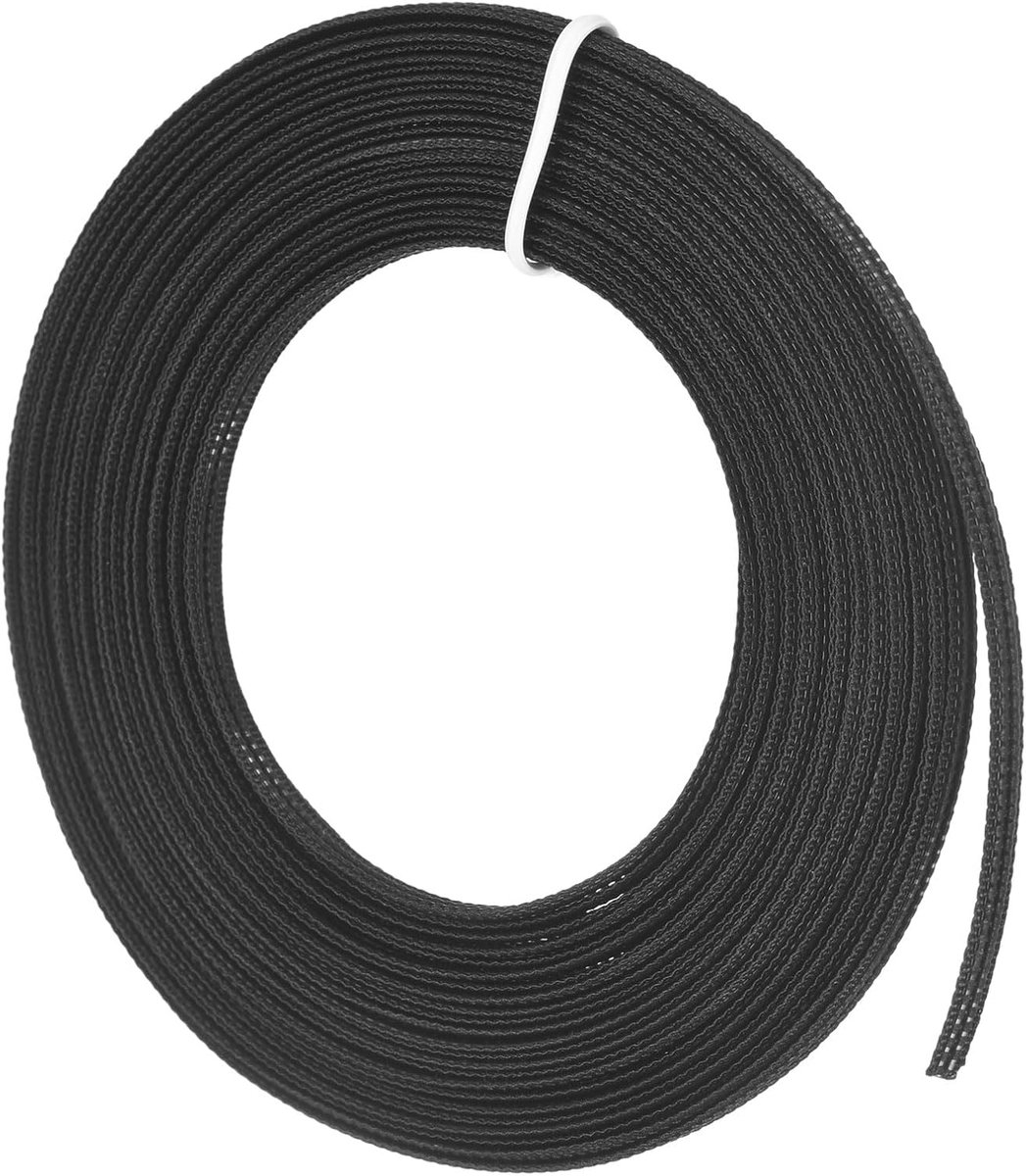 5,5 meter polyester uitbenen om te naaien, 4 mm doornaaibare lage dichtheid uitbenen voor korsetten bruidsjurk avondjurk lingerie hoeden ambachten, zwart