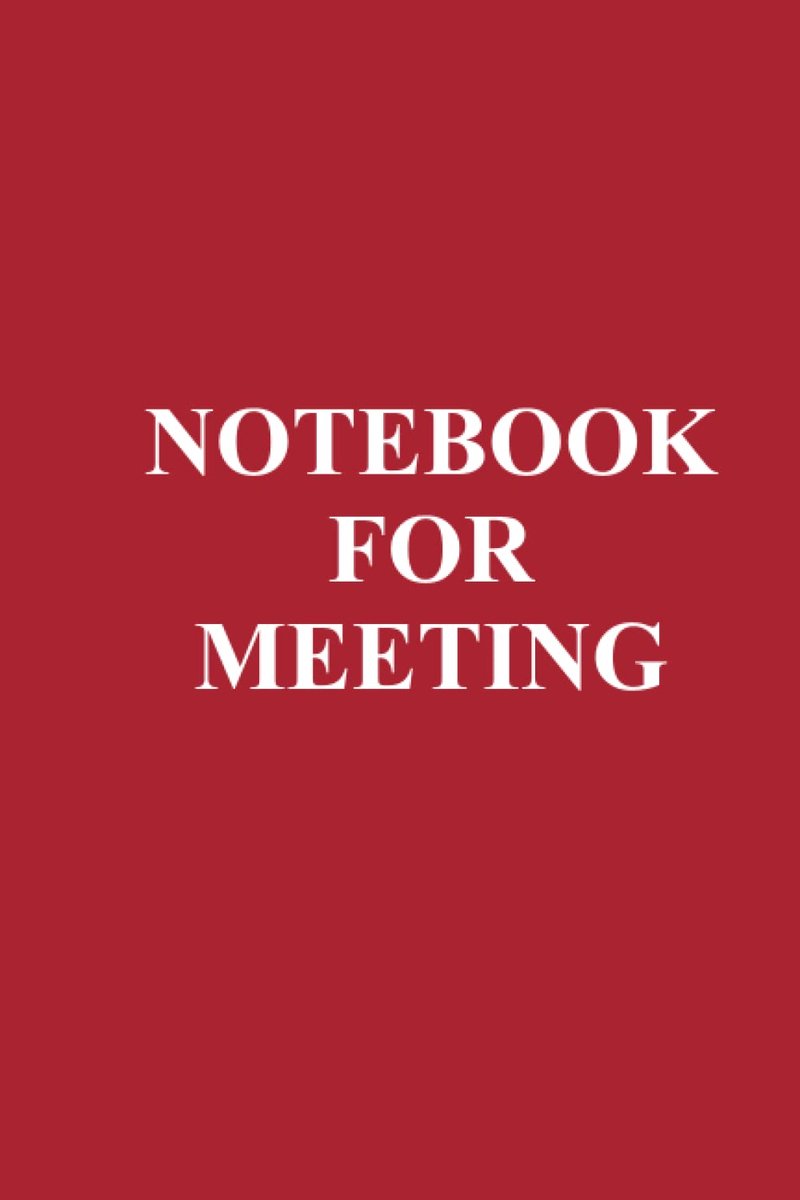 FOR MEETING: Sizes 6x9 and 200 pages